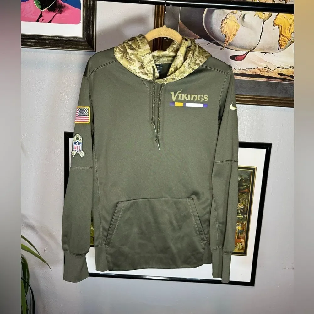 Minnesota Vikings Salute to Service on Field Nike Hoodie